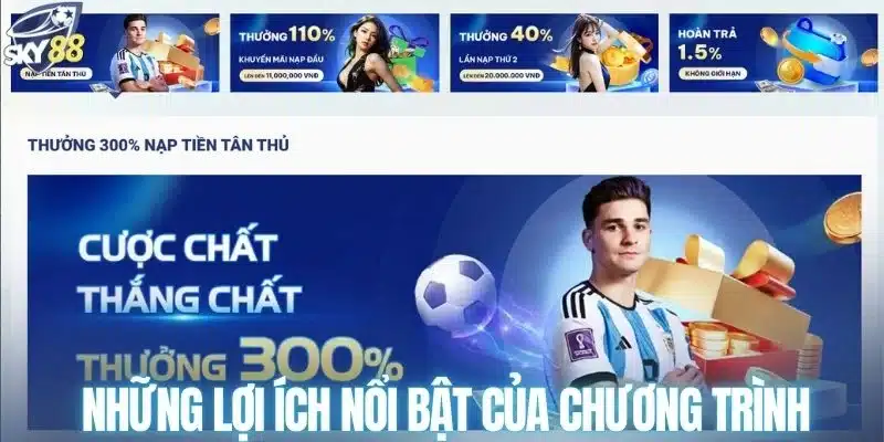 Những lợi ích nổi bật của chương trình